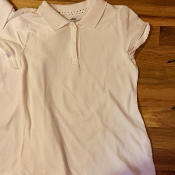 3 Pack White Girl’s Uniform Shirts - Picture 2 of 3